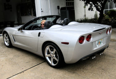 Betty in her sold 2007 Vette!